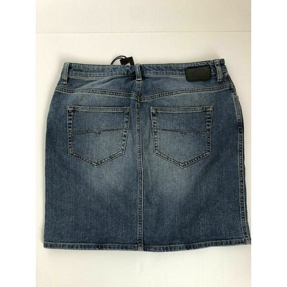 Diesel Womens R- Modung Blue Denim Skirt - Picture 7 of 12